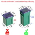 thumbnail image 4 of 5pcs JCASE Fuse Automotive FMX Fuse Tall/Standard Profile JCASE for Trucks, Cars and SUVs(20A), 4 of 4