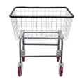 thumbnail image 5 of Wire Laundry Cart with Wheels, Rolling Laundry Basket, Commercial Basket Carts for Laundry Room, Hotel, Home, Apartment, 5 of 15