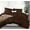 Brown, variant on Utopia Bedding Duvet Cover Queen Size - 3 Piece with Zipper Closure - 1 Comforter Cover 90X90 Inches & 2 Pillow Shams 20X26 Inches Black Comforter Not Included