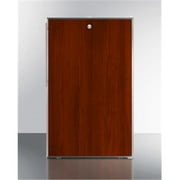 Medical Built-in Under-Counter Manual Defrost ADA Freezer - Wood
