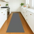 thumbnail image 3 of Glattice Runner Rug 2x7 Boho Washable Runner for Kitchen Cotton Rubber Backed Kitchen Runner Braided Indoor Floor Carpet Runners for Entryway/Hallway/Kitchen/Bedroom, Dark Grey/Grey, 3 of 8