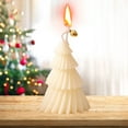 thumbnail image 5 of Mecorevxz Christmas Decorations Christmas Tree Aromatherapy Candle Xmas Tree Shaped Candles Gifts for Home Party Room Table Decorations,Xmas Gifts(White), 5 of 7