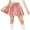 Pink, variant on CYRBOKO Short Skirts for Girls, Velvet Party Holiday Elastic Waist Pleated Skirts Wine Size 5-15 T