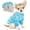Grey+Light Blue, variant on 2 Pieces Dog Sweaters for Small Dogs Fall Winter Dog Clothes Female Fleece Puppy Sweater Warm Thick Outfit Pet Small Dog Sweater for Boy Girl Dogs