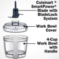 thumbnail image 2 of Cuisinart MCH-4 Core Custom 4-Cup Mini Chopper, White and Stainless, 2 of 6