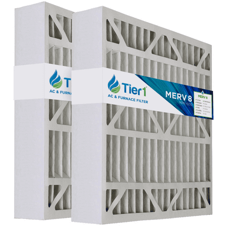 

Tier1 20x20x5 Merv 8 Replacement for Amana MU2020 / M2-1056 Air Filter 2 Pack