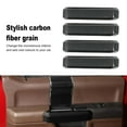 thumbnail image 4 of Inner Door Handles Cover Trim, Carbon Fiber Pattern Easy Installation Interior Door Handle Cover Trim 4PCS  for Vehicle, 4 of 7