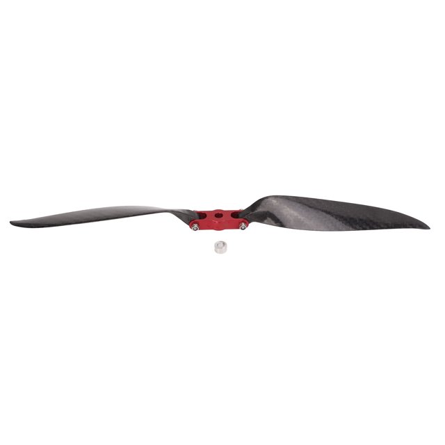 Hélice RC con anillo adaptador 325 mm de largo fibra de carbono aleación de aluminio plegable Drone Prop para ala fija