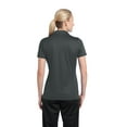 thumbnail image 2 of Sport-Tek Women's Active Johnny Collar Textured Polo Shirt, 2 of 2