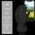 thumbnail image 6 of Mifsaly Mens Womens Ski Gloves Thicken Warm Windproof Waterproof Winter Motorcycle Gloves Adults Thermal Motorcycle Gloves Outdoor Skiing Driving Unisex, 6 of 8