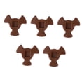 thumbnail image 4 of Raindrops 5-Pack Microwave Oven Tray Drive Coupling Replacement Part, Coffee Color, and Wear Resistant, 4 of 6