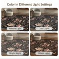 thumbnail image 7 of ODIKA 8'x10' Washable Area Rug Black Pink Mystical and Floral Design Enigmatic Motifs with Cats, Moons, Symbols for Living Room, Under Sectional, Family , Durable, Non-Slip, 7 of 7