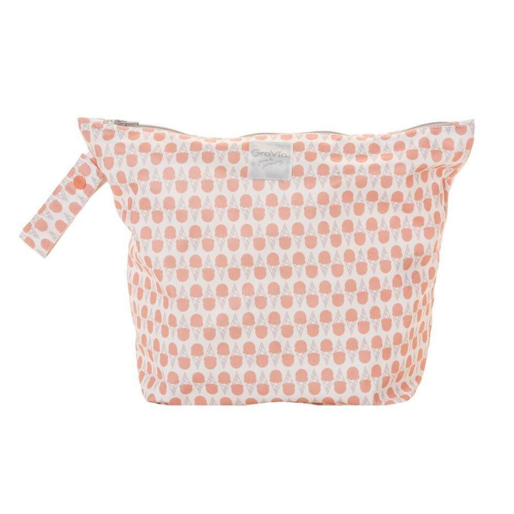 Petal GroVia Reusable Zippered Wetbag for Baby Cloth Diapering and More