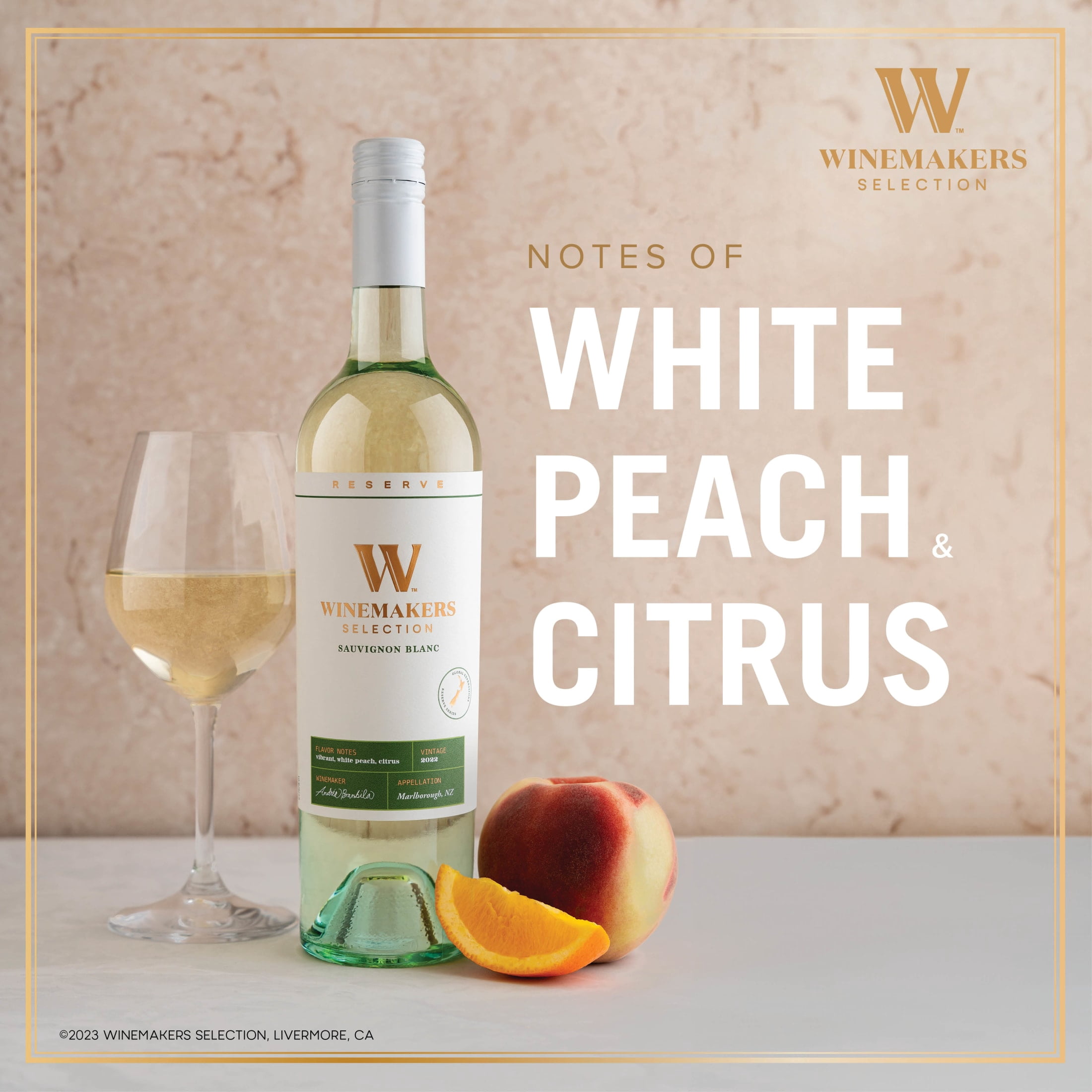 Winemakers Selection Sauvignon Blanc, White Wine, 750ml