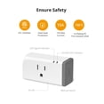 thumbnail image 3 of SONOFF Smart Plug Works with Alexa Google Home Voice Control , with Energy Monitoring WiFi Mini Smart Outlet S31 2 Packs, 3 of 9