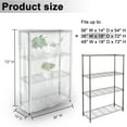 thumbnail image 3 of Wire Rack Cover Shelf Cover,PVC Waterproof/Dustproof Storage Shelving Unit Cover, Fits Racks 36" W x 18" D x 72" H, Used to Cover Sundries,1 Pack (Translucent Frosted), 3 of 16