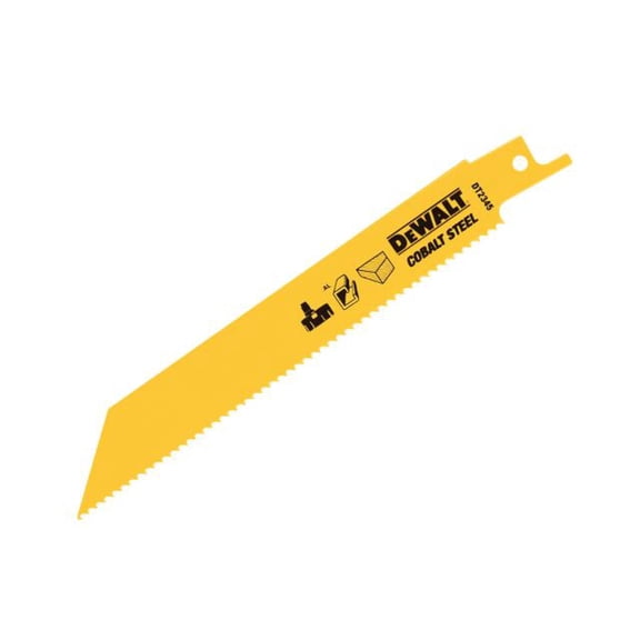 DEWALT - Bi-Metal General Purpose Reciprocating Blade 152mm x 10 TPI (Pack 5)