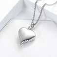 thumbnail image 5 of Cremation Jewelry Angel Wing Heart Urn Necklaces for Ashes for Women Men Memorial Lockets Pendant Engraved Always in my Mind Forever in my Heart, 5 of 7
