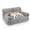 Grey, variant on Upgrade Large Cat Bed for Indoor Cats -Added 10% More Stuff Sponge, Orthopedic Pet Couch Beds with Bolstered Edges, Fluffy Washable & Removable Cover, Anti Slip Base, Grey