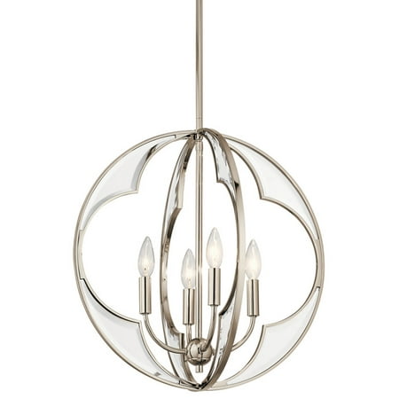 

Kichler 43096 Montavello 4 Light 18.75 Wide Single Pendant - Nickel