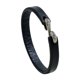 thumbnail image 1 of Pulsera de cuero para hombre y mujer, estilo retro vintage, joyería de moda, regalo Negro, 1 of 9