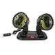 thumbnail image 4 of Ventiladores de refrigeración para coche, cabezal doble, rotación de 360 grados, bajo ruido, encendedor de cigarrillos de 12V con pegatina de número para barcos RV ATV, 4 of 8