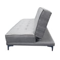 thumbnail image 2 of Sofa Cama Zeus Plata 3 posiciones Lino nacinoal EL BAZAR STORE Moderno Abotonado, 2 of 4