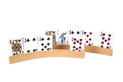 Playing Card Holder Curved Wood CHH 1-Pack of 2 