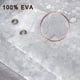 thumbnail image 2 of Cortina de ducha impermeable de EVA gruesa con 3 imanes inferiores resistentes, ideal para cabinas de ducha y bañeras, con diseño de guijarros 3D, 182 x 182 cm., 2 of 5