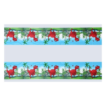 

1 Pc Table Runner Dinosaur Patterned Disposable Tablecloth Table Cover Wedding Birthday Party Supplies