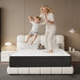 thumbnail image 5 of Lodeija 12 inch Queen Cooling Gel Memory Foam Mattress,Pressure Relief with Innerspring, Medium Firm, Safe Materials,CertiPUR-US Certified, 5 of 9