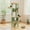 Green, variant on Pefilos 70" Tall Cat Tree Tower with Hammock, 5 Scratching Posts, 2 Condos and a Large Top Perches for Large Cats, Pink