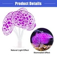 thumbnail image 5 of Vocoste Soft Silicone Glowing Aquarium Simulation Coral with Sucker Aquatic Artificial Water Plants Purple, 5 of 6