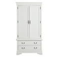 thumbnail image 6 of Glory Furniture Louis Phillipe 2 Drawer Armoire in White, 6 of 8