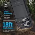 thumbnail image 2 of Pelican Voyager Series Apple iPhone 14 Pro Max Case with Belt Clip Holster [MagSafe Compatible] - Black, 2 of 8