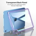 thumbnail image 3 of Dteck Transparent Case for iPad 10th Generation 10.9 inch 2022, iPad 11-inch (A16) 2025 Shockproof Slim Lightweight Anti-Scratch Case TPU Flexible Frame Clear Hard Acrylic Back Cover,Pink, 3 of 8