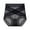 Black, variant on High-Waisted Leakproof Panties, with Tummy Support for Senior Women (Blue, M)