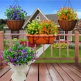 thumbnail image 7 of 6pcs Artificial Flowers, UV Resistant Plants Faux Plastic Greenery Shrubs Indoor Outdoor Hanging Planter Home Garden Decor, 7 of 7