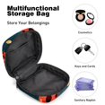 thumbnail image 4 of Ladybird Sanitary Napkin Bag Pad Bag Small Canvas Pouch Sanitary Napkin Receptacle Bags 4.7x6.6x6.6 in - Velvet, Sponge, 4 of 6