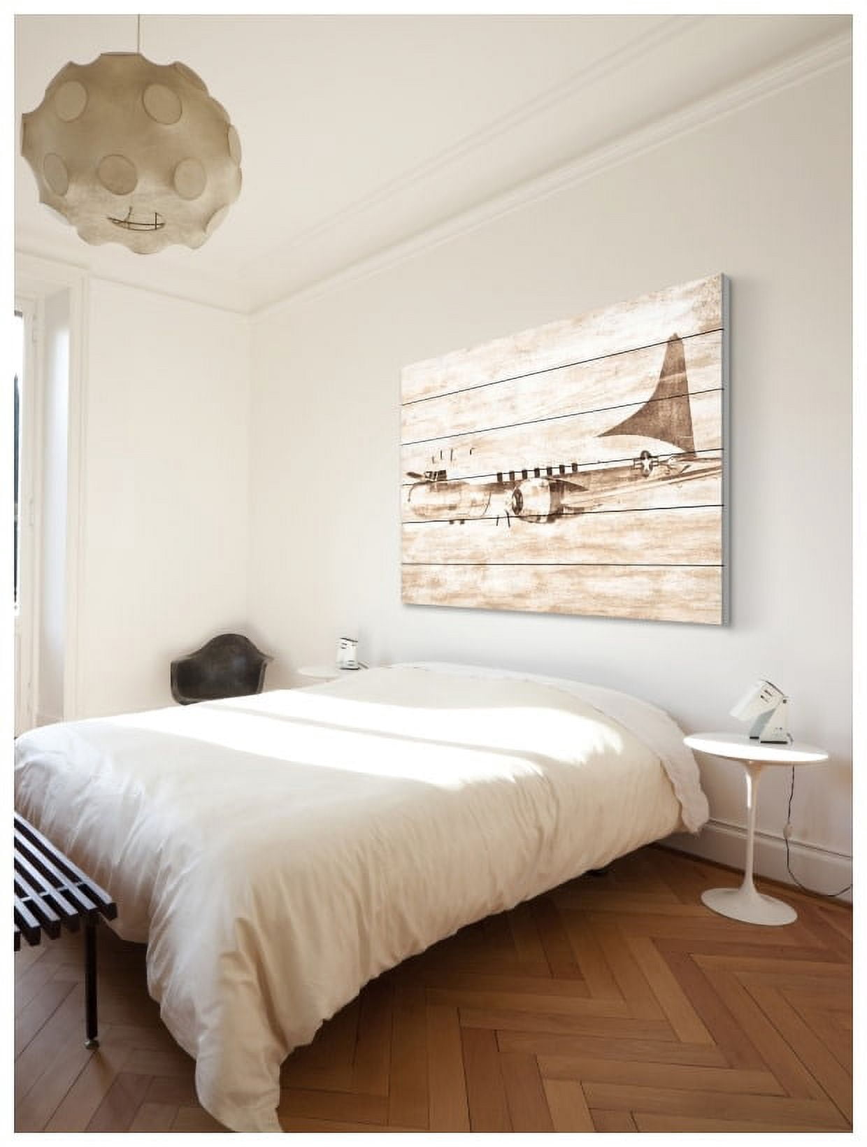 Marmont Hill Inc Marmont Hill - In Flight 2 Painting Print on White Wood