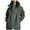 Dark Green, variant on Women Ski Jacket Waterproof Insulated Winter Snow Coat for Skiing Snowboarding Rain Coats Oversize Unisex (Khaki, XXL)