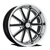 US Mag 1PC Aluminum Rim U117 RAMBLER 17X8in Gloss Black Milled Finish, U11717806145