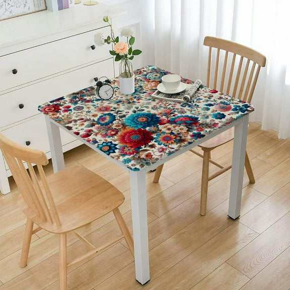 nygtbtfer Floral Decorations Tablecloth - Disposable Wildflower Party Supplies Tablecover, Spring Summer Flower Party Decorations for Birthday Baby Shower Tea Party Table Cloth