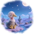 thumbnail image 6 of Ostrich Stuffed Animal Plush Toy, 11 Inch Creative Bird Plushie, Adorable & Soft Companion, Unique Birthday or Holiday Gift, Room Decor B, 6 of 7