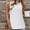 White, variant on TIANZEN Tank Tops For Women Sleeveless Eyelet Shirts High Crew Neck Cute Summer Loose Fit Top Adventure Tops Women 1xl Tops for Women Any Day