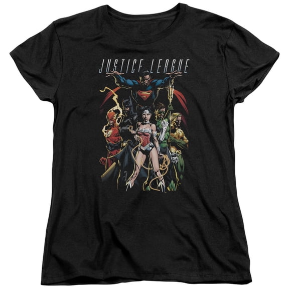 Jla - Dark Days - Women's Short Sleeve Shirt - X-Large