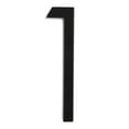 thumbnail image 3 of Large 5.6" Modern Floating House/Door Numbers 12mm Brushed Stainless Steel, 3 of 14