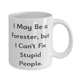 thumbnail image 2 of Epic Forester Gifts, I May Be a Forester, but I Can't Fix Stupid People, Birthday 15oz Mug For Forester from Colleagues, 2 of 6