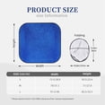 thumbnail image 2 of Kdxio Blue Glitter Print 2-Piece Sun Shade Front Windshield - Foldable Car Front Window Sunshades For Most Sedans Suv Truck, 2 of 6