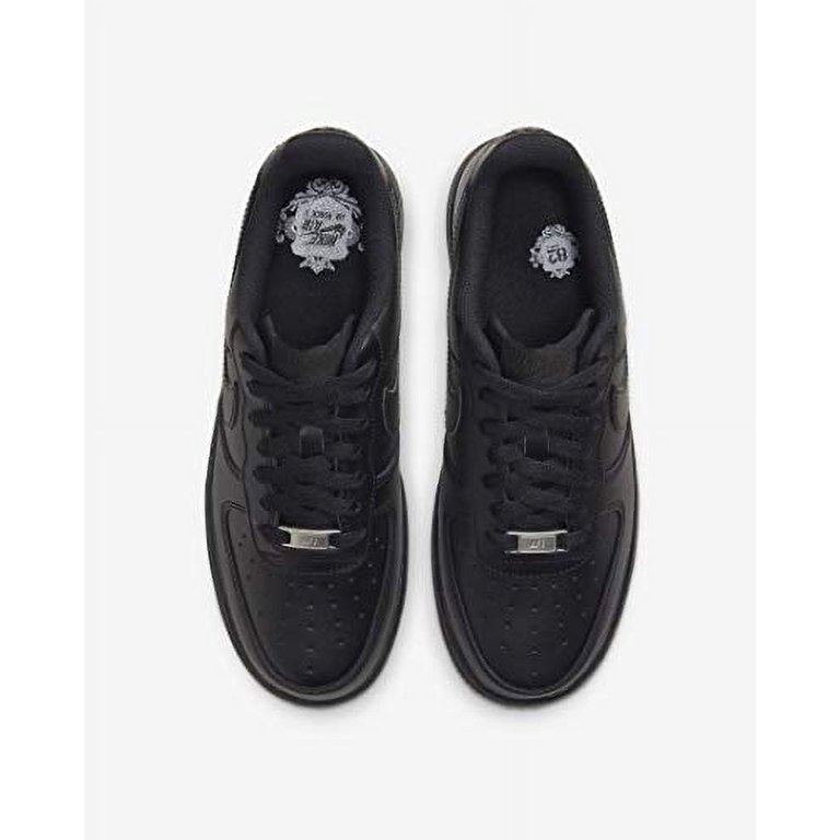 Nike Women s Air Force 1 07 Black Sneakers 8 Walmart